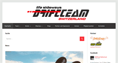 Desktop Screenshot of driftteam.ch